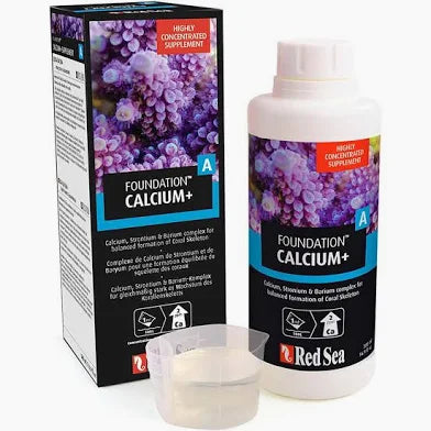 Red Sea Foundation A Calcium+ 500mL Liquid Calcium Supplement for Reef Aquariums